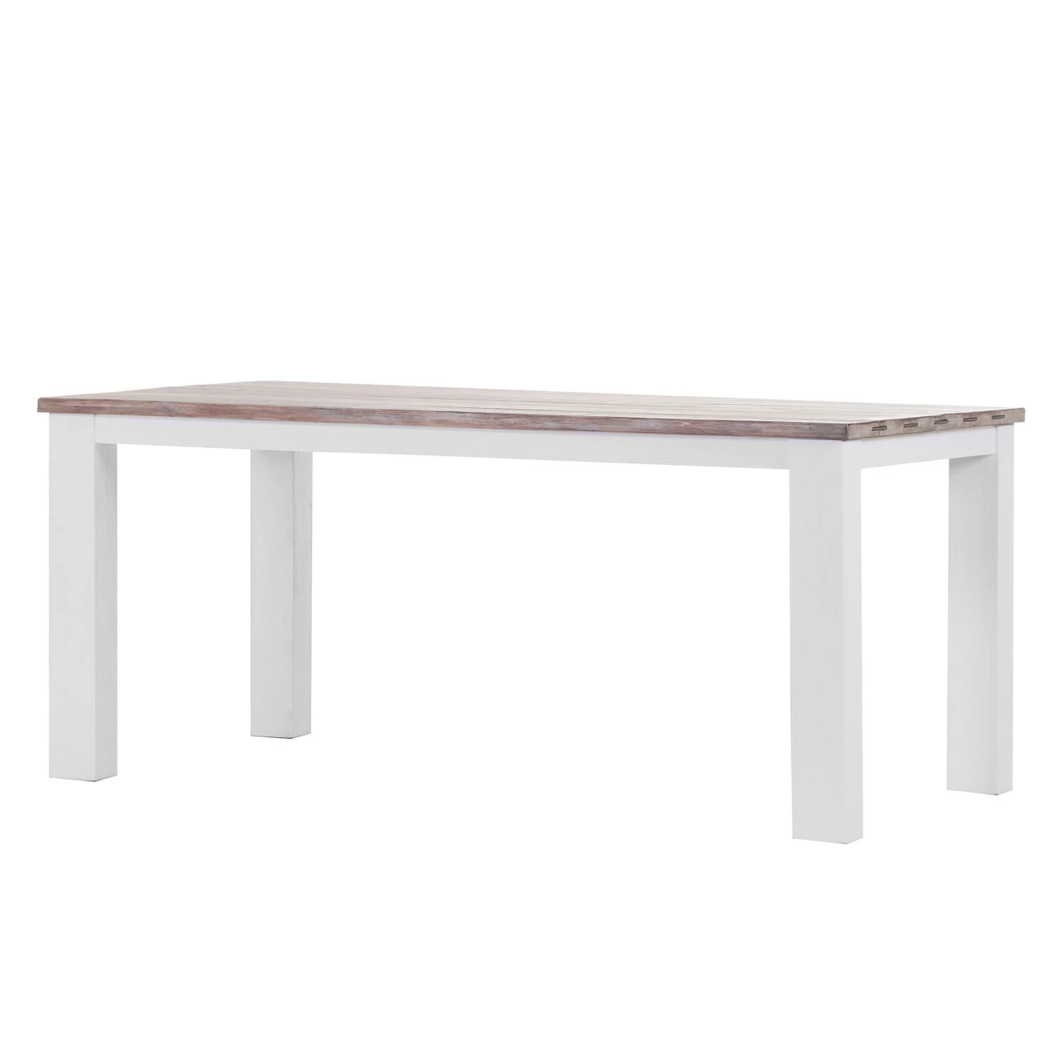 Maison Belfort Table Doral - Acacia massif - Marron / Blanc 1 Maison Belfort Table Doral - Acacia massif - Marron / Blanc