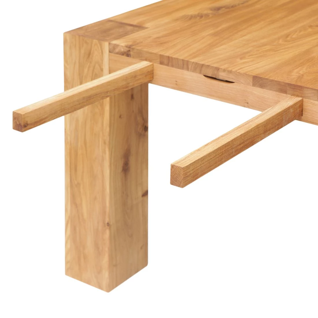 Ars Natura Table George - Chêne - 140 x 110 cm 3 Ars Natura Table George - Chêne - 140 x 110 cm – Image 3