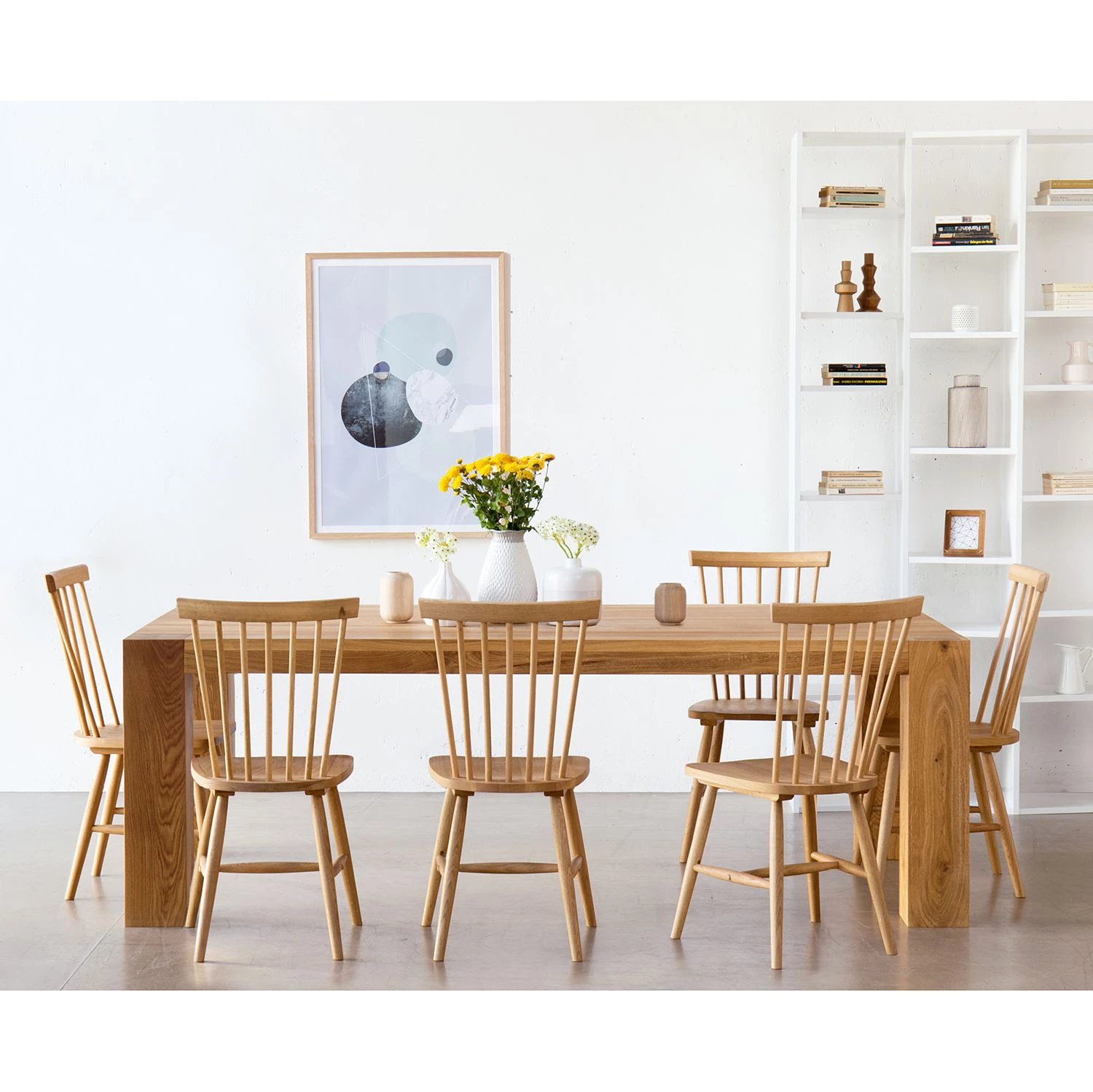 Ars Natura Table George - Chêne - 140 x 110 cm 2 Ars Natura Table George - Chêne - 140 x 110 cm – Image 2