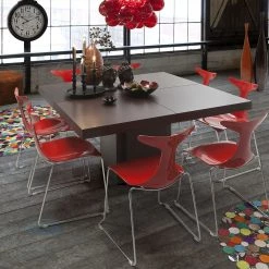 Temahome Table Dusk I - 150 x 150 cm -Meubles de salle à manger Soldes Magasin esstisch glendale eiche choco dekor 244123