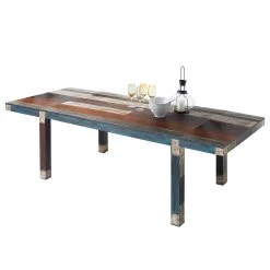 Wolf-Möbel Table Goa II - Partiellement en manguier massif - Manguier marron foncé -Meubles de salle à manger Soldes Magasin esstisch goa ii mango teilmassiv mango dunkelbraun 5230952