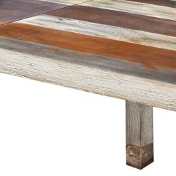 Wolf-Möbel Table Goa II - Partiellement en manguier massif - Manguier blanc vintage -Meubles de salle à manger Soldes Magasin esstisch goa ii mango teilmassiv mango vintage weiss 5230968