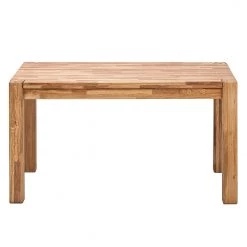 Ars Natura Table RichWOOD - Chêne - 180 x 90 cm -Meubles de salle à manger Soldes Magasin esstisch larissa eiche massiv geoelt optional mit ansteckplatte 335879