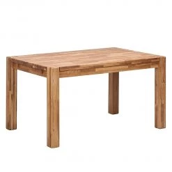 Ars Natura Table RichWOOD - Chêne - 180 x 90 cm -Meubles de salle à manger Soldes Magasin esstisch larissa eiche massiv geoelt optional mit ansteckplatte 335880