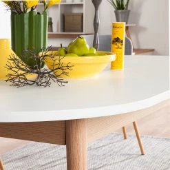 Mørteens Table Lindholm (extensible) V - 170 x 90 cm -Meubles de salle à manger Soldes Magasin esstisch lindholm mit ausziehfunktion v eiche teimassiv 170 x 90 cm 4136340