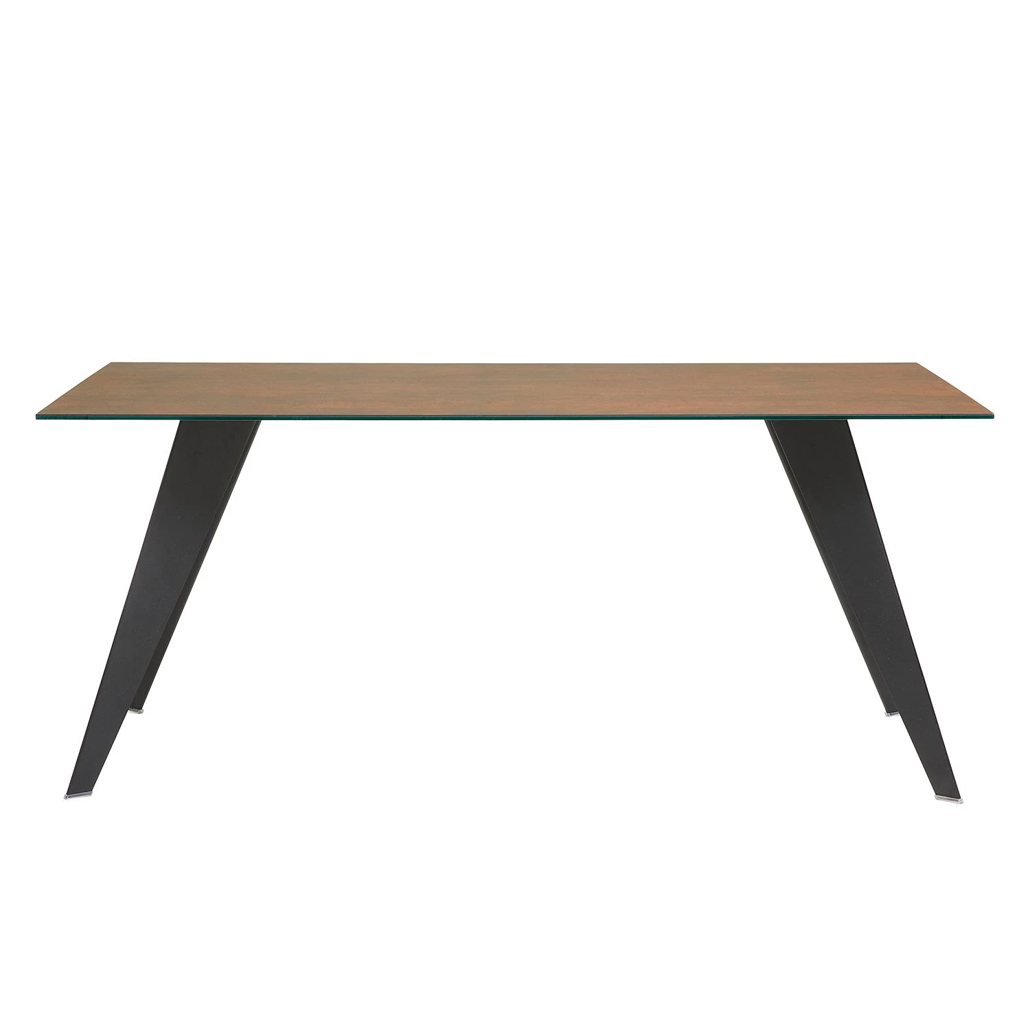 Ars manufacti Table Menosio - Marron chiné - 180 x 100 cm 2 Ars manufacti Table Menosio - Marron chiné - 180 x 100 cm – Image 2