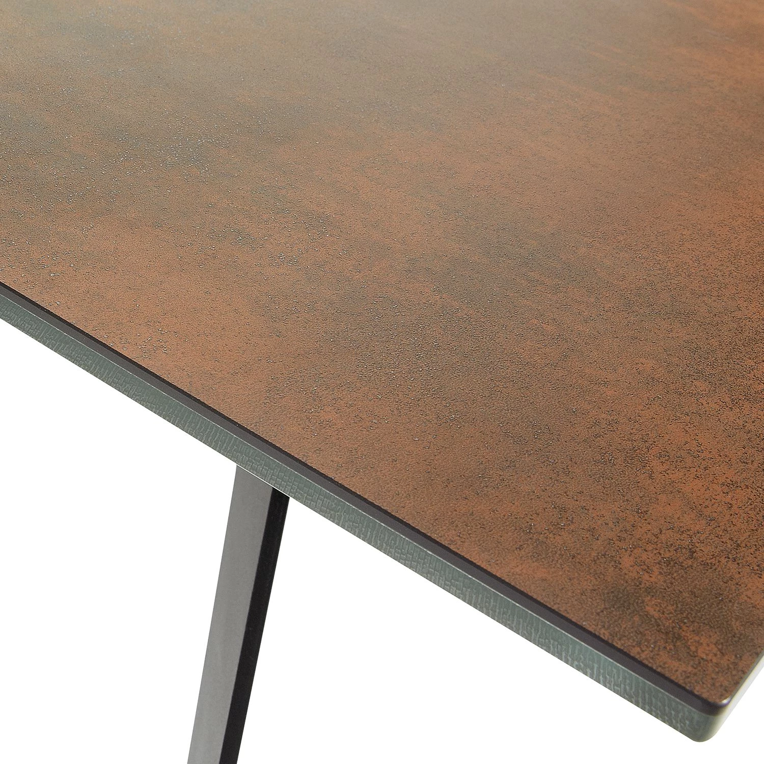 Ars manufacti Table Menosio - Marron chiné - 180 x 100 cm 3 Ars manufacti Table Menosio - Marron chiné - 180 x 100 cm – Image 3