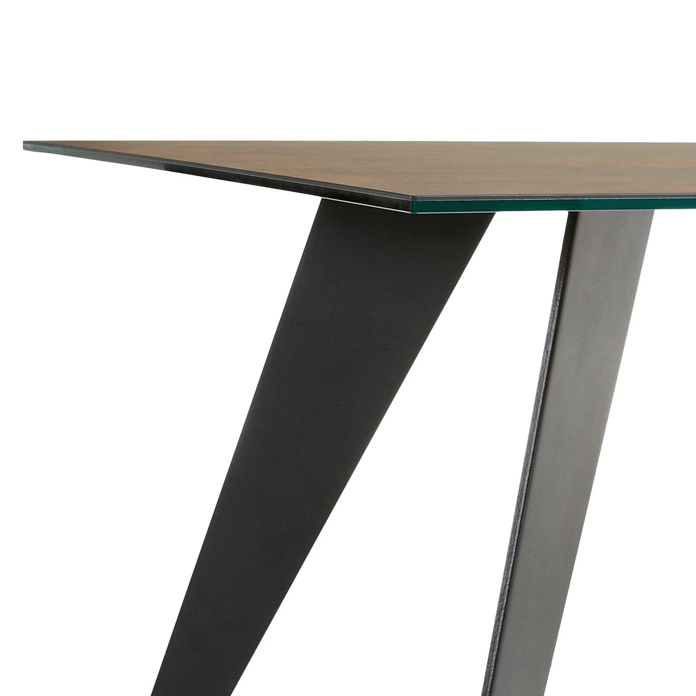 Ars manufacti Table Menosio - Marron chiné - 180 x 100 cm 4 Ars manufacti Table Menosio - Marron chiné - 180 x 100 cm – Image 4