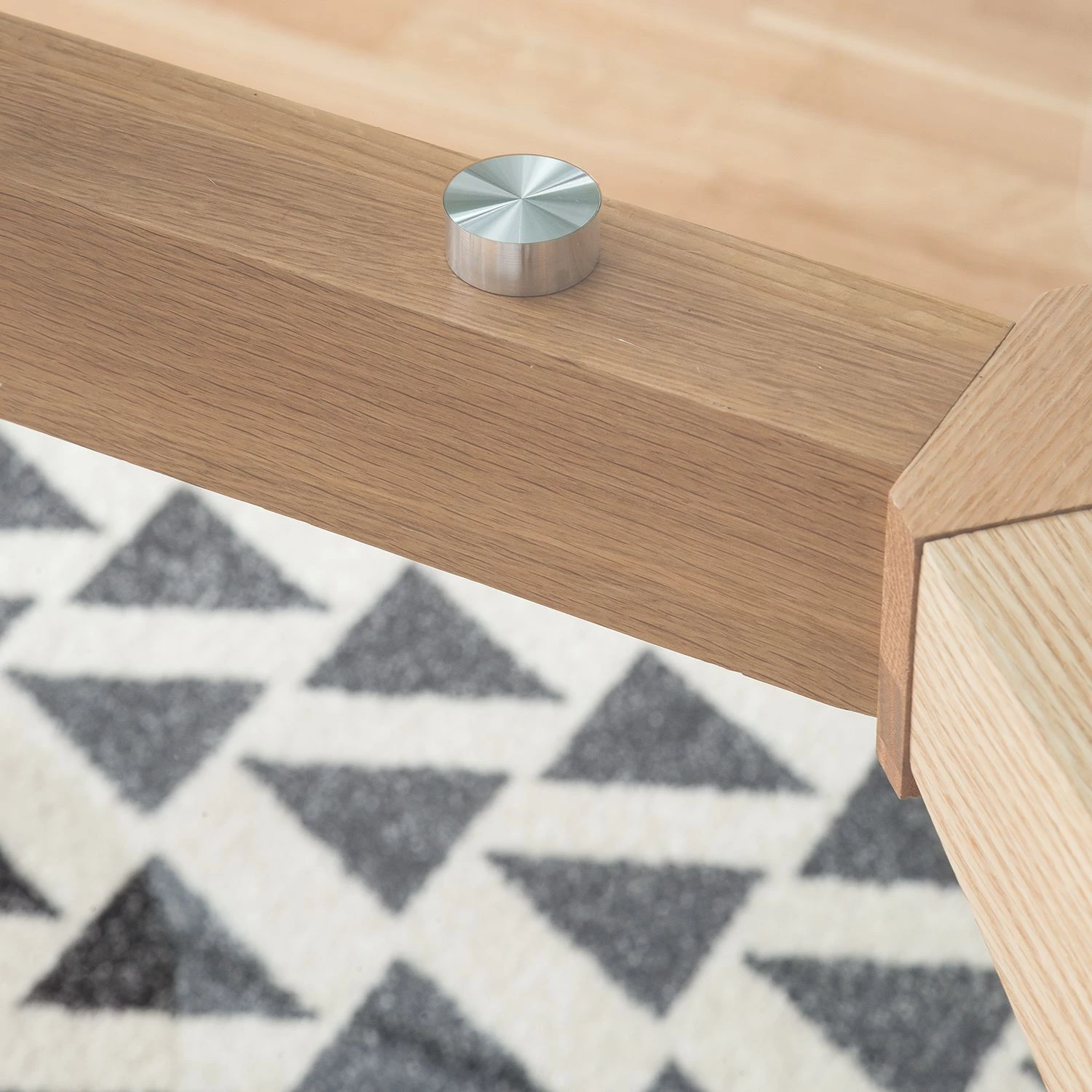 Mørteens Table Napole - Verre / Chêne massif 9 Mørteens Table Napole - Verre / Chêne massif – Image 9