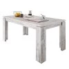 Trendteam Table extensible River - Imitation pin blanc