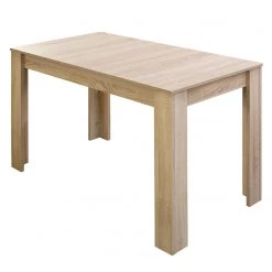 Mooved Table extensible Fairford - Imitation chêne brut de sciage - 110 x 60 cm