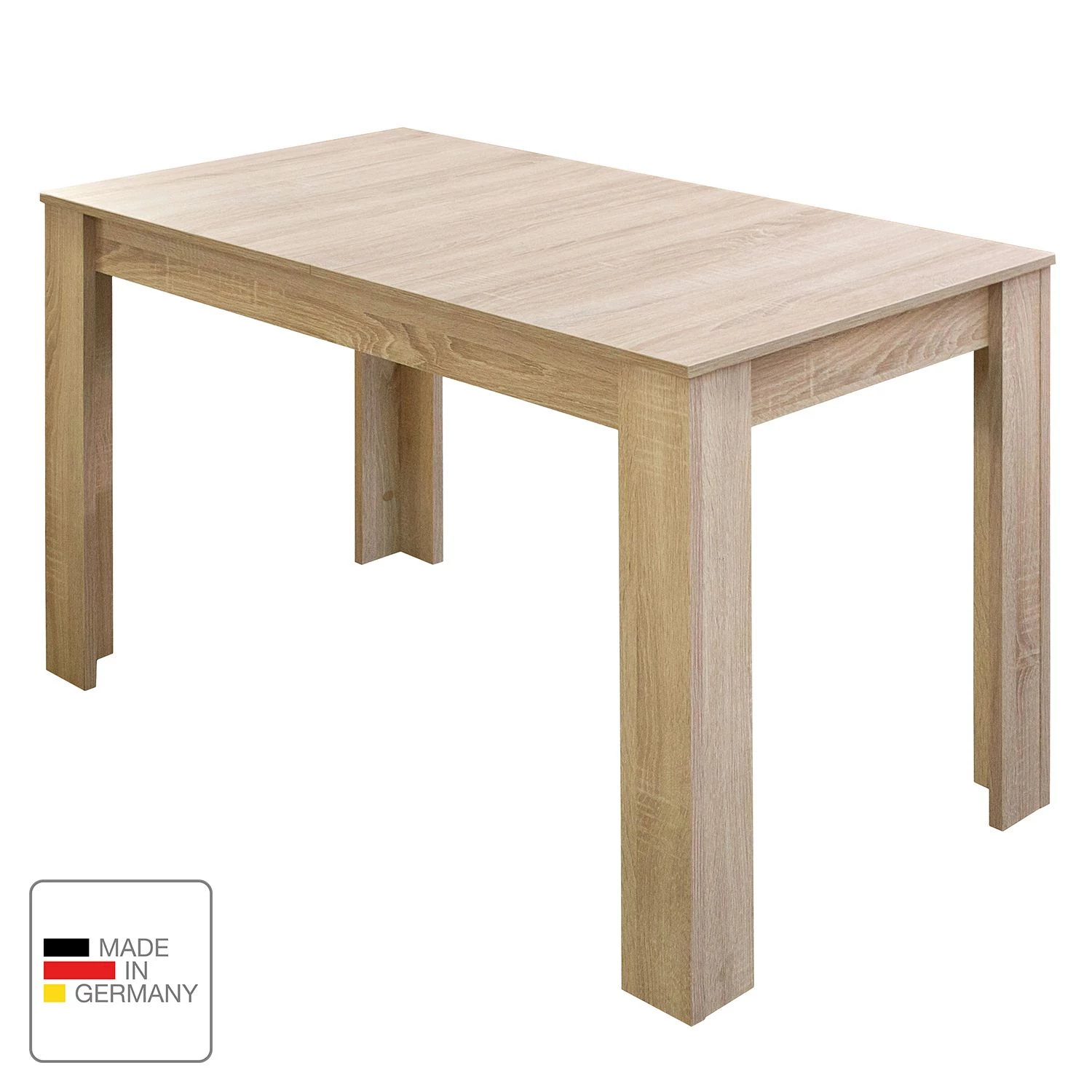 Mooved Table extensible Fairford - Imitation chêne brut de sciage - 110 x 60 cm 2 Mooved Table extensible Fairford - Imitation chêne brut de sciage - 110 x 60 cm – Image 2