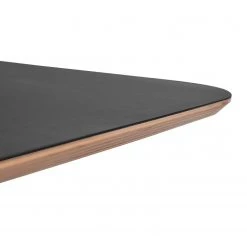 Studio Copenhagen Table Viggo - Anthracite / Chêne - 140 x 90 cm -Meubles de salle à manger Soldes Magasin esstisch viggo eiche teilmassiv linoleum anthrazit eiche 140 x 90 cm 4969088