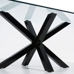 Fredriks Table Zuccarello IV - Noir -Meubles de salle à manger Soldes Magasin esstisch zuccarello iii glas metall silber 4208668