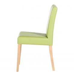 Ars Natura Chaises Flen (lot de 2) - Vert pâle - Hêtre clair -Meubles de salle à manger Soldes Magasin esszimmerstuhl flen 2er set gruen buche 3327189