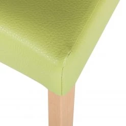 Ars Natura Chaises Flen (lot de 2) - Vert pâle - Hêtre clair -Meubles de salle à manger Soldes Magasin esszimmerstuhl flen 2er set gruen buche 3327201