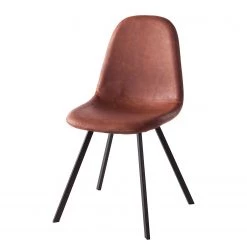 Ars manufacti Chaise capitonnée Kaland II - Lot de 2 -Meubles de salle à manger Soldes Magasin esszimmerstuhl kallax ii 2er set kunstleder metall 4791620