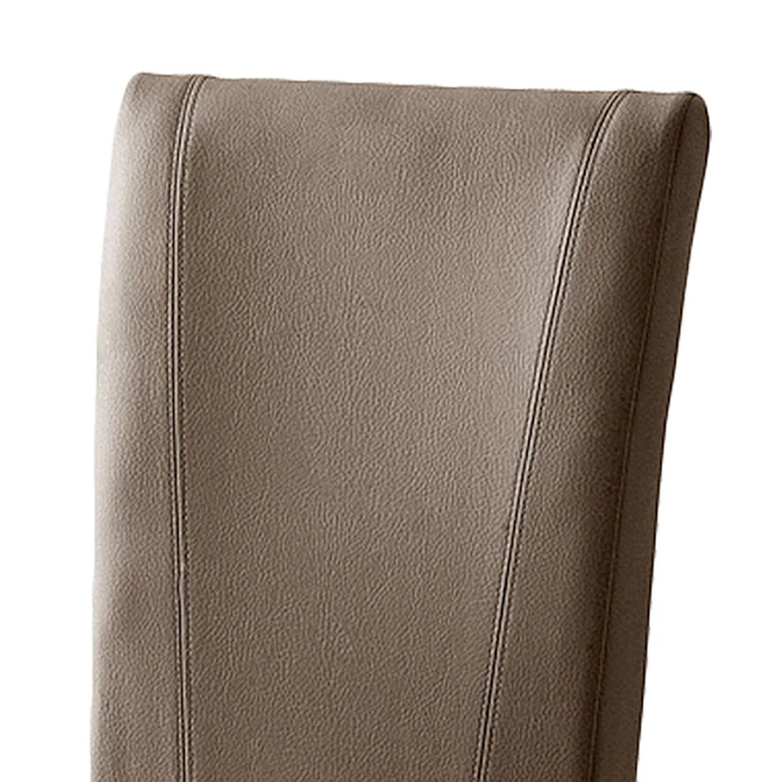 Bellinzona Chaises Karlsborg (lot de 2) - Cuir synthétique cappuccino / Hêtre 2 Bellinzona Chaises Karlsborg (lot de 2) - Cuir synthétique cappuccino / Hêtre – Image 2