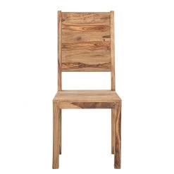 Wolf-Möbel Chaises Yoga (lot de 2) - Sheesham massif - Naturel -Meubles de salle à manger Soldes Magasin esszimmerstuhl yoga 2er set sheesham massiv natur 459452