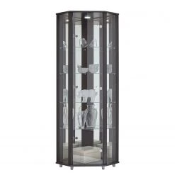 Fredriks Vitrine d'angle Amalia I - Éclairage inclus - Imitation hêtre - Noir 9 Fredriks Vitrine d'angle Amalia I - Éclairage inclus - Imitation hêtre - Noir -Meubles de salle à manger Soldes Magasin fif vitrinen led 18 05 2017 4921788