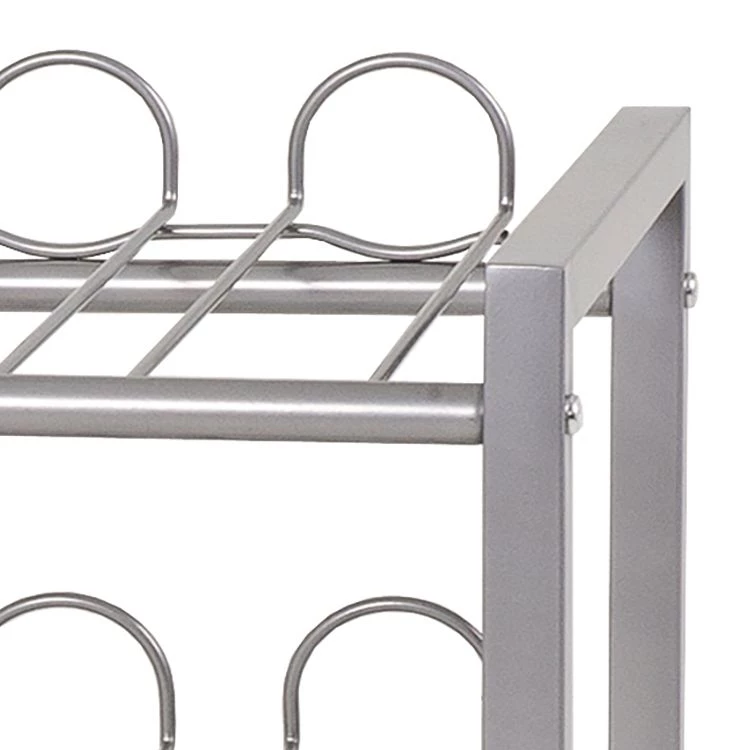 Home Design Range-bouteilles Dundalk 0,5L - Couleur aluminium 4 Home Design Range-bouteilles Dundalk 0,5L - Couleur aluminium – Image 4