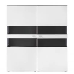 GWINNER Buffet haut Anzio - Blanc mat - Sans éclairage -Meubles de salle à manger Soldes Magasin gwinner anzio 13 10 2016 4553180