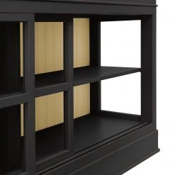 Maison Belfort Buffet haut Azjana - Noir / Pin crème 18 Maison Belfort Buffet haut Azjana - Noir / Pin crème -Meubles de salle à manger Soldes Magasin highboard azjana pinie teilmassiv 3394421
