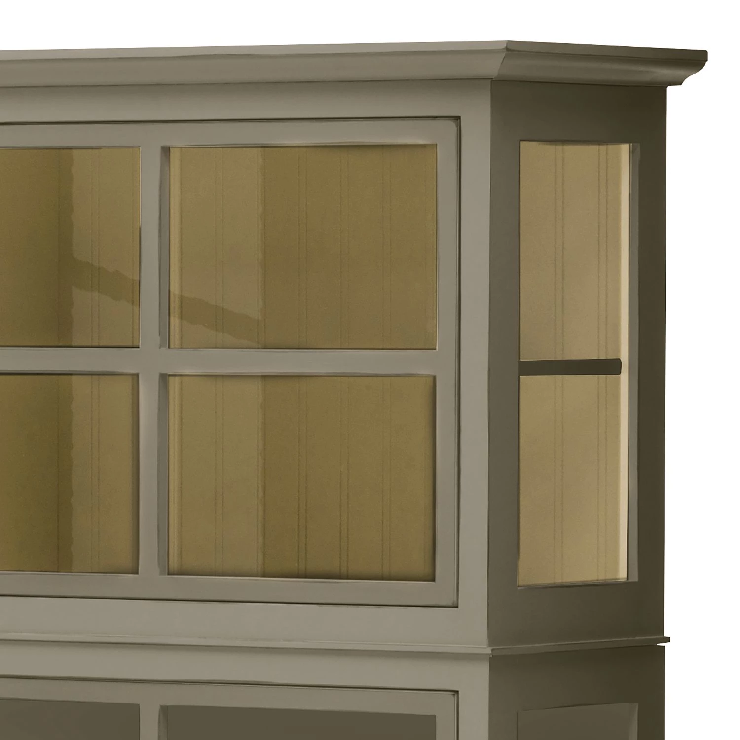 Maison Belfort Buffet haut Azjana - Granite / Pin crème 4 Maison Belfort Buffet haut Azjana - Granite / Pin crème – Image 4