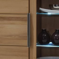 Ars Natura Buffet haut Pia I - Chêne sauvage massif huilé -Meubles de salle à manger Soldes Magasin highboard pia i wildeiche massiv geoelt 302683