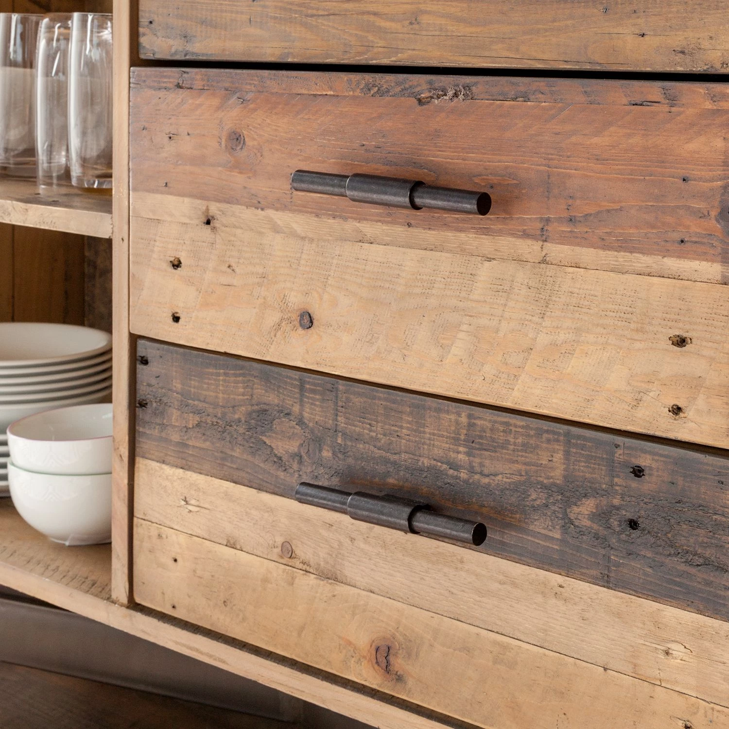 Ars manufacti Buffet haut Tamati - Pin parasol massif 8 Ars manufacti Buffet haut Tamati - Pin parasol massif – Image 8