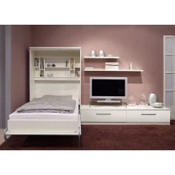 Loftscape Ensemble lit mural Majano - Blanc - 86 x 205cm - Matelas de mousse froide 17 Loftscape Ensemble lit mural Majano - Blanc - 86 x 205cm - Matelas de mousse froide -Meubles de salle à manger Soldes Magasin klappbett kombination majano 86 x 205 cm kaltschaummatratze weiss 1718494