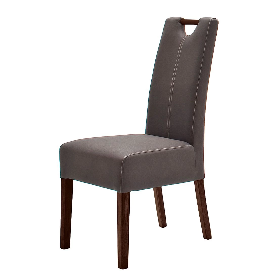 Ars Natura Chaises rembourrées Alessia (lot de 2) - Marron / Hêtre marron foncé 2 Ars Natura Chaises rembourrées Alessia (lot de 2) - Marron / Hêtre marron foncé – Image 2