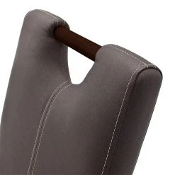 Ars Natura Chaises rembourrées Alessia (lot de 2) - Marron / Hêtre marron foncé 9 Ars Natura Chaises rembourrées Alessia (lot de 2) - Marron / Hêtre marron foncé -Meubles de salle à manger Soldes Magasin kolon 582794
