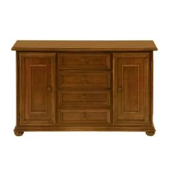 Montreux Commande Arabella - Tulipier partiellement massif - Teinté et verni à l'ancienne