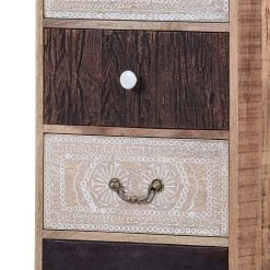 Ars manufacti Commode haute Curenna III - Partiellement en manguier massif - Manguier / Marron -Meubles de salle à manger Soldes Magasin kommode curenna iv mango teilmassiv 4419496