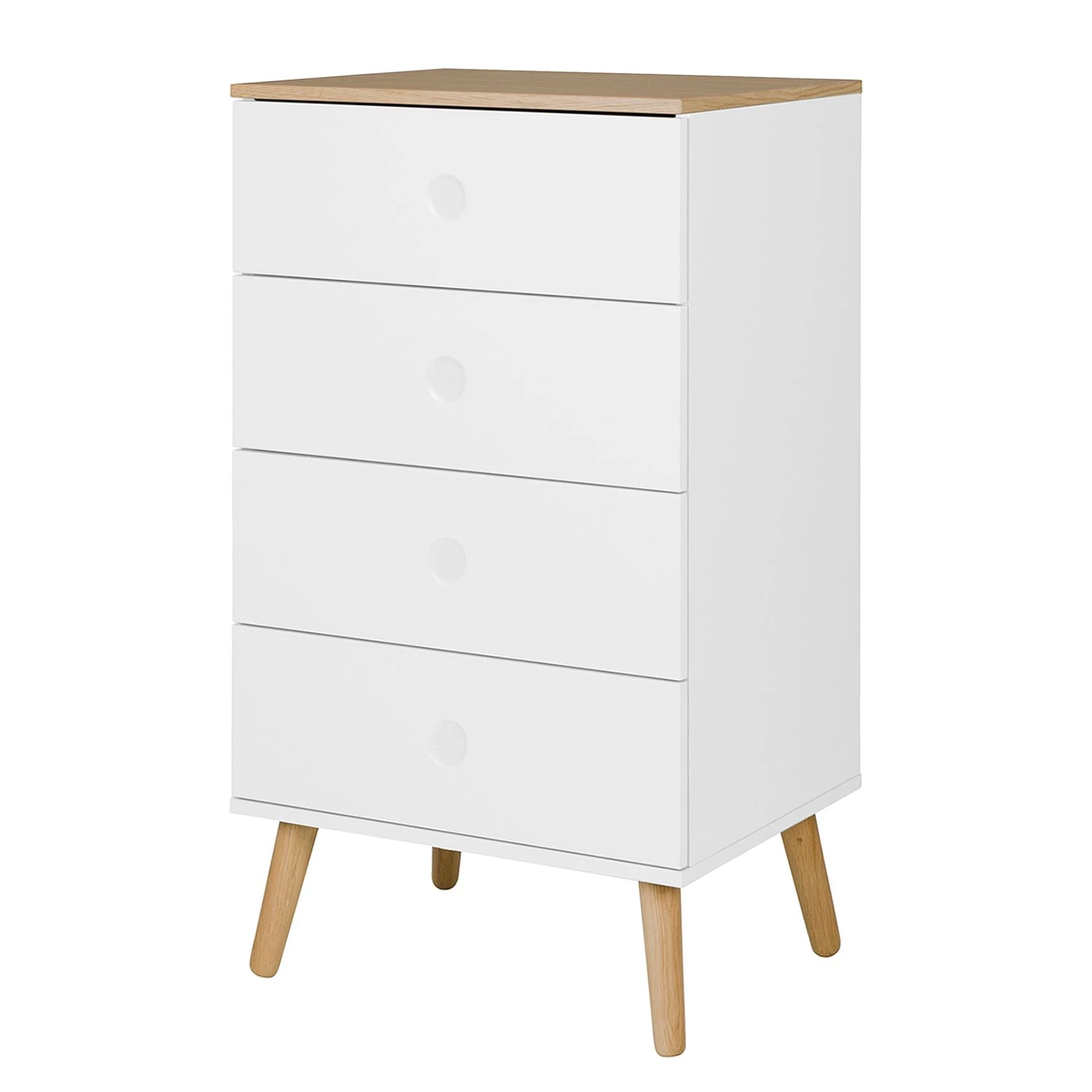 Tenzo Commode Dot II - Partiellement en chêne massif 1 Tenzo Commode Dot II - Partiellement en chêne massif