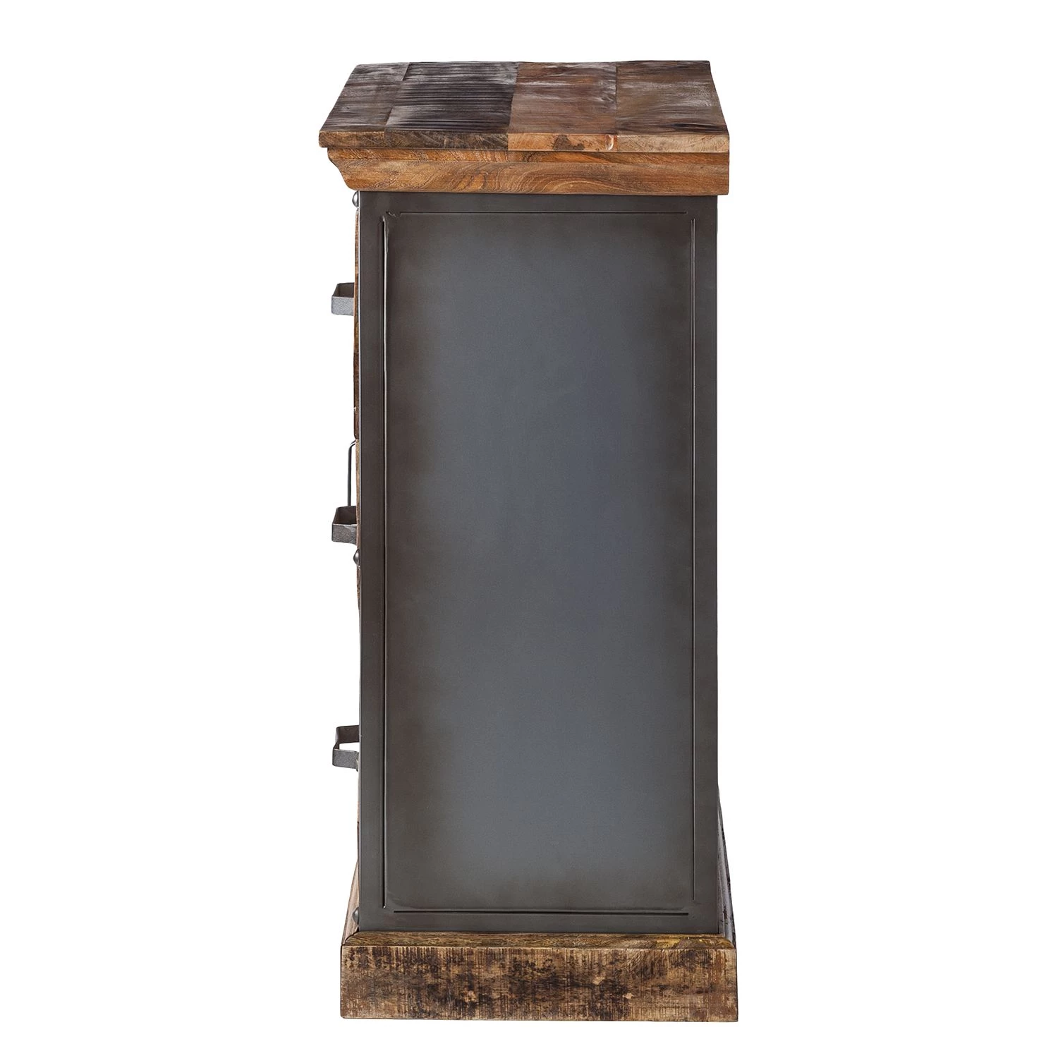 Ars manufacti Buffet Hunter I - Manguier massif / Métal - Manguier / Gris bleu 4 Ars manufacti Buffet Hunter I - Manguier massif / Métal - Manguier / Gris bleu – Image 4