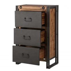 Ars manufacti Commode Manchester - Acacia massif / Métal -Meubles de salle à manger Soldes Magasin kommode manchester akazie massiv metall 4873256