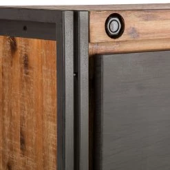 Ars manufacti Commode Manchester - Acacia massif / Métal -Meubles de salle à manger Soldes Magasin kommode manchester akazie massiv metall 4873260