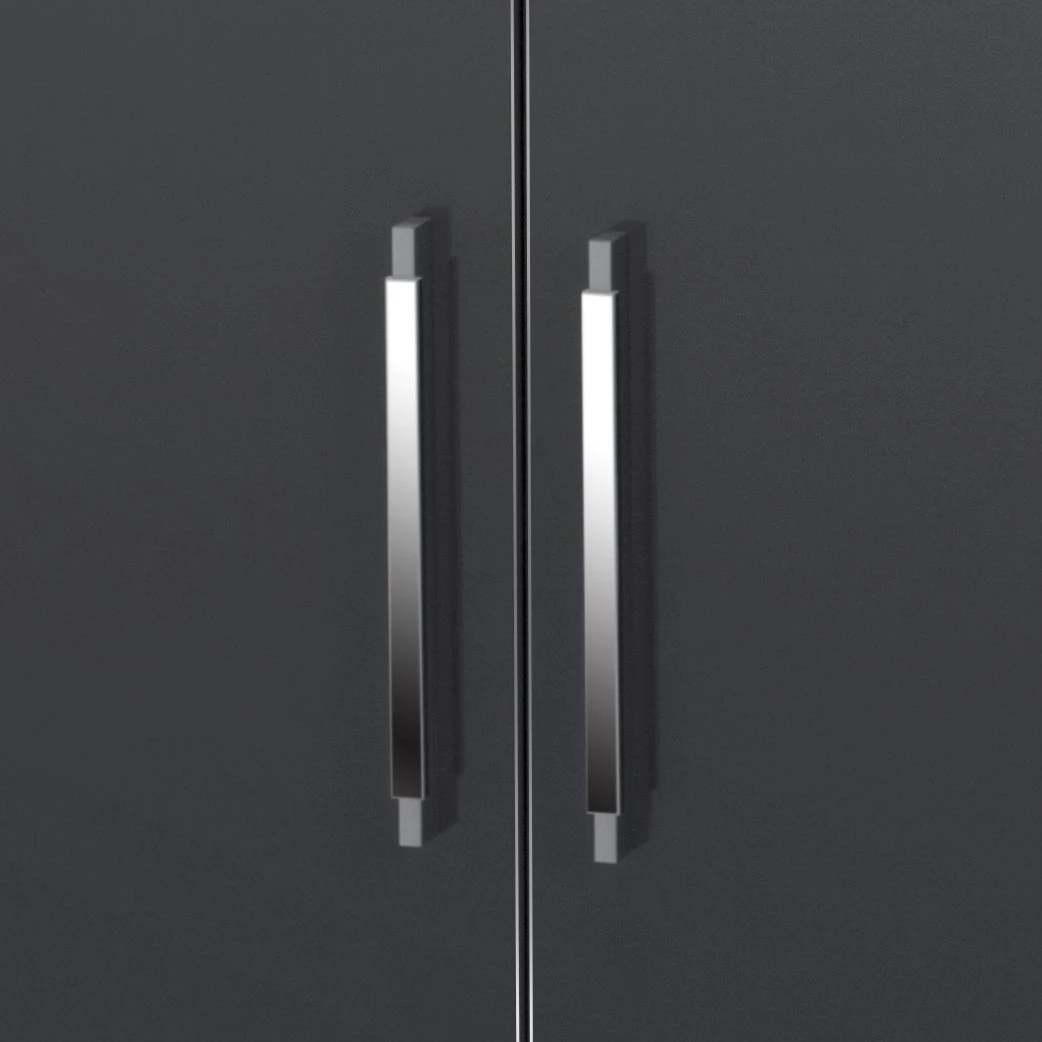 Maja Möbel Commode Merit - Gris brillant / Blanc 3 Maja Möbel Commode Merit - Gris brillant / Blanc – Image 3