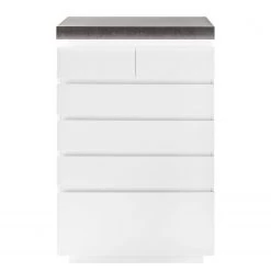 Fredriks Commode Namona II - Éclairage inclus - Imitation béton / Blanc 12 Fredriks Commode Namona II - Éclairage inclus - Imitation béton / Blanc -Meubles de salle à manger Soldes Magasin kommode namona ii inkl beleuchtung weiss anthrazit weiss anthrazit 3666901