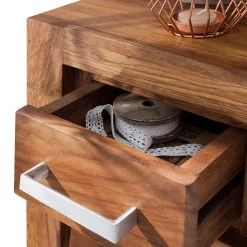 Ars Natura Commode Ohio I - Sheesham massif ciré -Meubles de salle à manger Soldes Magasin kommode ohio i seesham massiv gewachst 3458297