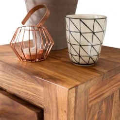 Ars Natura Commode Ohio I - Sheesham massif ciré -Meubles de salle à manger Soldes Magasin kommode ohio i seesham massiv gewachst 3458301