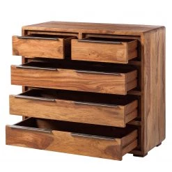 Ars Natura Commode Trangle - Sheesham massif -Meubles de salle à manger Soldes Magasin kommode trangle sheesham massiv 3992432