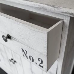 Maison Belfort Commode Nadi I - Partiellement en paulownia massif - Blanc cassé - 86 cm 14 Maison Belfort Commode Nadi I - Partiellement en paulownia massif - Blanc cassé - 86 cm -Meubles de salle à manger Soldes Magasin kommode weiss antik 4727984