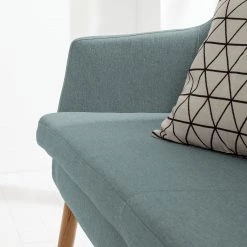 Mørteens Banquette Nicholas II - Gris menthe 17 Mørteens Banquette Nicholas II - Gris menthe -Meubles de salle à manger Soldes Magasin kuechensofa nicholas ii webstoff eiche massiv mintgrau 5062844