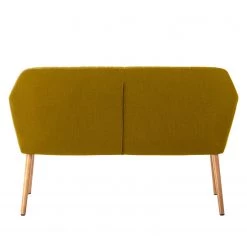 Mørteens Banquette Tilanda - Tissu / Chêne massif - Jaune curry -Meubles de salle à manger Soldes Magasin kuechensofa tilanda webstoff eiche massiv currygelb 4805712