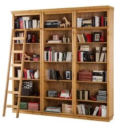 Maison Belfort Bibliothèque Lillehammer II - Pin massif - Epicéa naturel