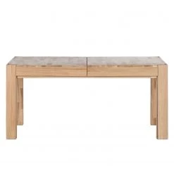 Ars Natura Table KimWOOD II - Avec rallonge - Chêne massif - Chêne blanc huilé -Meubles de salle à manger Soldes Magasin massiver esstisch kimwood ii mit ausziehfunktion eiche weissoel 3431985