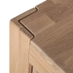 Ars Natura Table KimWOOD II - Avec rallonge - Chêne massif - Chêne blanc huilé -Meubles de salle à manger Soldes Magasin massiver esstisch kimwood ii mit ausziehfunktion eiche weissoel 3431997